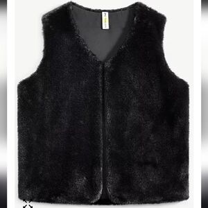 Epic Threads V-neck Faux Fur Vest Kid's 14/16‎